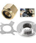 Top Notch Propeller Installation Hardware Kit For Mercury And Mariner Outboards 30HP To 60HP Includes 13 Spline Tooth Propeller