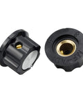 A01 Silver Tone Potentiometer Rotary Knob Set for 6mm Shaft, 360 Degree Volume Control, Replacement Parts for Audio Gear, 20 Pcs