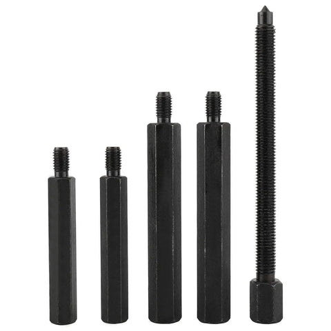 Heavy Duty 12 Pcs Bearing Separator Puller Set With 5 Ton Capacity Gear Splitter Flywheel Removal Tool Kit Gets The Job Done Fast No Sweat On Auto Repairs Or Engine Work Saving Cash By Delivering Pro Results With Ultimate Tool Collection. black #45 carbon steel puller bolts
