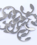 Retaining Ring Kit Snap Ring Set M1.5 To M15 Stainless Steel 400 Pcs E Shaped Wear Resistant Open Clip Rings
