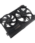 Top Tier Engine Radiator Cooling Fan Slick Replacement For Vw Jetta Passat Golf Tiguan And Audi Direct Mount Swap Hella Reliable Easy Bolt On With Straight Up Fit, dual fan assembly.