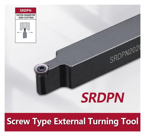 Top Tier Indexable Carbide Lathe Tool With 1Pc Srdpn2020k10 External Turning Cutters for precision machining and end cutting.