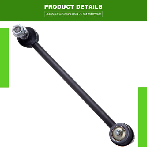 4 Piece Front And Rear Sway Bar Link Suspension Kit For Toyota Camry Avalon Highlander Solara Venza Es300 Es330 Rx330 2001 To 2016 Models Fits 2002 To 2006 Camry And 2005 To 2012 Avalon Upgrade Your Ride. black sway bar end link with metal ball joints