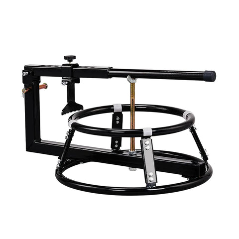 Heavy Duty Tire Change Stand Kit For 16 To 24 Inch Tires Easy Leverage Bead Breaker For Dirt Bikes And Off Road Rims in black steel
