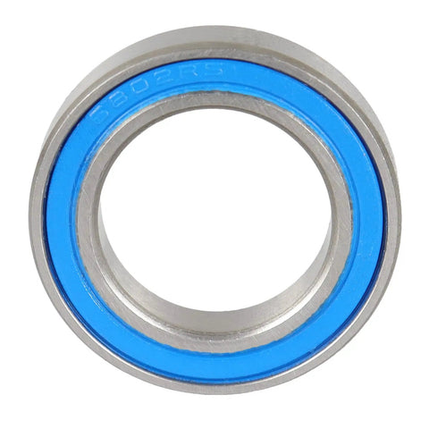 Close-up of Ten Pack 6802-2RS Deep Groove Ball Bearings ABEC-5 Precision 15x24x5mm Pre Lubricated With Double Rubber Seals Ready To Roll
