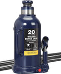 Beefy 20 Ton Hydraulic Car Bottle Jack For Auto Repair And Home Garage Lift With Serrated Saddle Heavy Duty Steel Construction