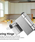 Heavy Duty Stainless Steel Spring Hinges Self Closing Cabinet Hardware Flush Mount For Wardrobe And Kitchen Cabinets, in kitchen