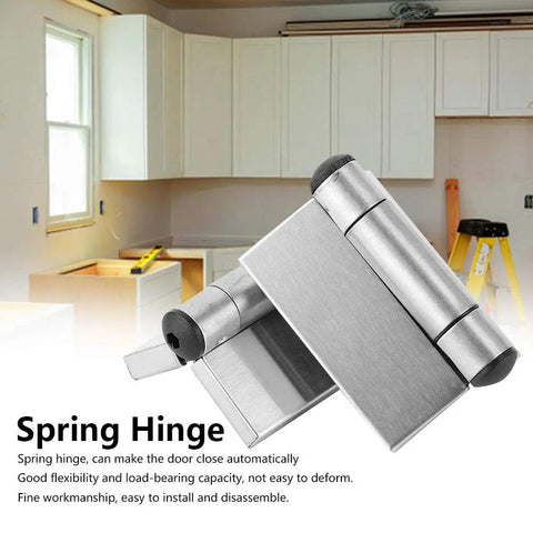 Heavy Duty Stainless Steel Spring Hinges Self Closing Cabinet Hardware Flush Mount For Wardrobe And Kitchen Cabinets, in kitchen