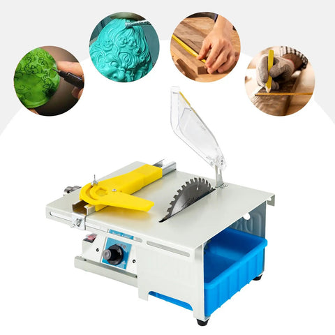 All In One Lapidary Saw And Bench Grinder For Cutting Rocks And Polishing Glass Gem Jade Adjustable Speed with various uses shown