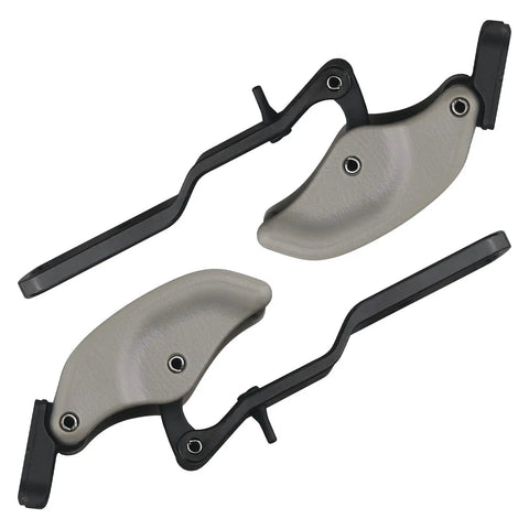 2-Pack Gray Rear Quarter Window Latch Locks For Toyota Tacoma 2001 2004 And Toyota Hilux 1997 2004 Replacement Parts 62910-35032 62910-89102 62910-89103 OEM-Style Locking Latch shown in pair