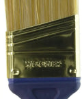 Two Inch Shortcut Paintbrush With Brass Ferrule And Shergrip Handle For Tight Corners, Lightweight Synthetic Blend, front view