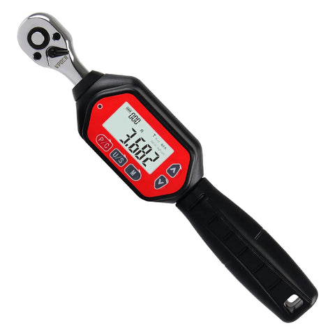 Digital Torque Wrench 1/4 Drive With Buzzer And LED Calibrated No Nonsense Precision 0.22 To 7.37 Ft Lbs 0.3 To 10 Nm Range Real Time And Peak Modes