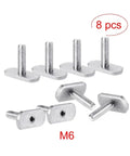 Stainless Steel Kayak Rail Screws And Nuts M5 M6 Pack Of 8 Durable T Slot Bolts For Fishing Accessories And Marine Gear Built To Last In Saltwater Everyday