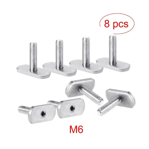 Stainless Steel Kayak Rail Screws And Nuts M5 M6 Pack Of 8 Durable T Slot Bolts For Fishing Accessories And Marine Gear Built To Last In Saltwater Everyday