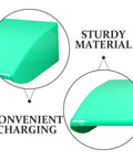 Heavy Duty EV Charger Waterproof Cover Box For Outdoor Use All Weather Sun And Dust Shield Durable Abs Plastic Green Case close-up showing sturdy material and design.
