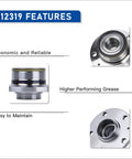 Rear Wheel Hub Bearing Assembly 512319 With ABS Sensor For Audi Q3 TT Beetle CC Eos Golf GTI Jetta Passat Tiguan And Arteon