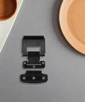Stainless Steel Cooler Box Latch Replacement Black Front Toggle Clasp For Heavy Duty Storage Locks, Tight Sealing Spring Catches To Keep Your Gear Secure And Cool Anytime You Need. black cooler latch close-up