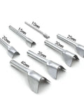 Leather Craft 7 Piece V Shape End Punch Cutter Set For Belts Wallets And Bags 10mm 15mm 20mm 25mm 30mm 35mm 40mm Sizes Durable Iron Tools