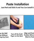 Installation steps for Heavy Duty Self Adhesive Acoustic Foam Panels With Classic Egg Crate Texture For Instant Noise Reduction.