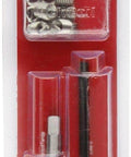 3/8-16 Inch Coarse Thread Repair Kit With 12 Inserts Installation Tool And Tap Complete DIY Instructions For Repairing Damaged Threads In Metal Holes Carded Pack Pro Grade Quality