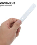 Hand holding Heavy Duty Stainless Steel Corner Brackets With Holes DIY Ready Set Of 10 For Wood And Metal Connectors Flat Plates