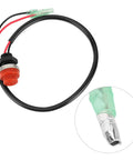 Keyless Start Stop Switch For Outboard Marine Engines, Round Push Button Ignition With 45cm Wire, No Key Needed