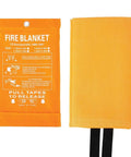 Silicone Coated Emergency Fire Blanket 40 By 40 Inches For Home And Kitchen Grab And Go No Fiberglass Mess Chemical Free