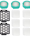 Odor Neutralizer Cartridge And Replacement Filter For Rotator Pet Upright Vacuum ZU102 And ZU100 with foam and HEPA filters.