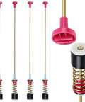 Washer Suspension Rod Replacement Kit For Front Load Models WA45T3200AW A4 WA45T3400AP A4 WA50R5200AW US WA45T3400AV A4 WA45H7000AW A2 And More Replaces DC97-05280W DC97-16350U DC97-16350T No Fuss Install 26.18in rods, four-piece set