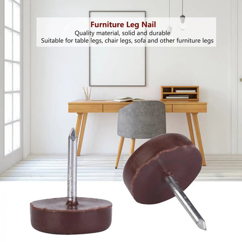 Plastic Furniture Glides No Slip Pads For Sofa Chair And Table Legs Floor Saver Set with nail design