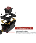 IP65 Waterproof Inline Power Switch 125 To 250V 30A 4 Pin 2 Position On Off Outdoor Toggle Rocker Button For DIY Rigs With UL TUV CE Certificates Dual Entry Exit Line exploded view