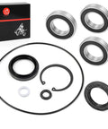 Rear Axle Bearing And Seals Kit For Recon 250 And TRX250 Quad Bikes 1997 2022 with bearings, seals, and gaskets displayed
