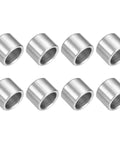 8-pack stainless steel spacers, 12mm ID x 16mm OD x 12mm long, unthreaded round bushings