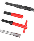 M18x1.5 Thread Repair Kit With Beefy Stainless Steel Inserts For Rethreading And Restoring Damaged Threads In Aluminum And Metal, Durable, Easy Install, Long Lasting Strength. Drill, tap and insert tools