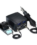 2 In 1 Hot Air SMD Soldering Station Rework System With Desoldering Air Gun And Soldering Iron Stand 110V Temperature Control