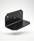 Beefy Heavy Duty Galvanized Corner Braces 90 Degree L Shaped Brackets With Pre Drilled Holes For Wood Fences Shelves And Raised Garden Beds