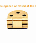Heavy Duty Solid Brass Flap Hinges For Butler Tray Tables And Portable Flip Tops offering slick butter smooth 180 degree rotation.