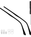 All In One Eyeglass Repair Kit With Screws And Screwdrivers For Frames And Arms Universal Replacement Temples Hinges And Nose Pads Quick Fix Set
