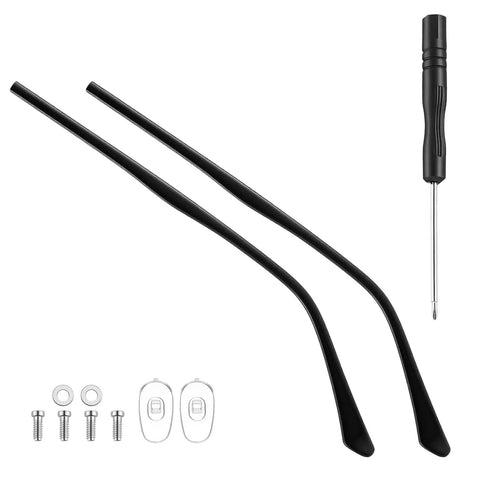 All In One Eyeglass Repair Kit With Screws And Screwdrivers For Frames And Arms Universal Replacement Temples Hinges And Nose Pads Quick Fix Set