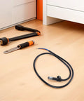 2 Pack Replacement Furnace Flame Sensor Probe Kit For Boilers And Home Heating Systems High Sensitivity Detection And No Fuss Easy Install Plug And Play Real Time Burner Flame Monitoring For Industrial And Residential Use black probe kit on floor