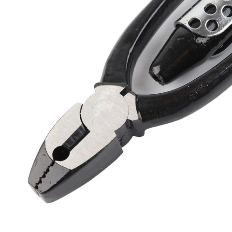 Close-up of the Three In One Pro Grade Safety Wire Twist Plier for Aircraft and Auto Maintenance, high carbon steel tool.