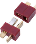 10 Pairs T Plug Connectors Male And Female Deans Style With Shrink Tubing Durable Gold Plated Copper Contacts Flame Resistant Hard Plastic Insulation