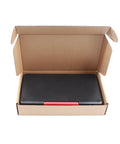 Open box showing Real Deal Woodworking Inch Setup Blocks For Table Saw Router Adjustment with black aluminum measuring block.