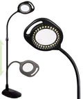 All In One Craft Lamp With Magnifier And LED Table Light Flexible Gooseneck Handy Desk Light For Fine Detail Work 2x Optical Grade