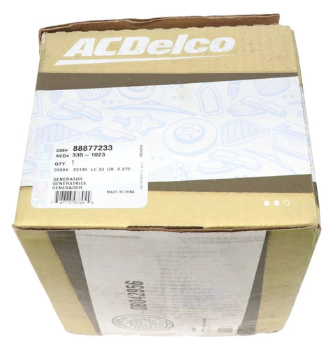 Cardboard box packaging of Top-Tier Auto Alternator For Your Ride, High-Efficiency, Computer-Tested Unit With Voltage Stability