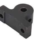 Right Hand Lead Screw Holder Bracket For Mini Lathe Built Tough Rust Proof Metal mounting rack side view with holes.