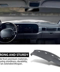 G-PLUS TPE dash cover for Dodge Ram 1994–1997, gray, automotive dashboard accessory