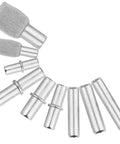 100 Piece Shelf Pins And Pegs Assortment For Wood Shelves And Cabinets 10 Styles With 5mm And 6mm Diameters in various shapes
