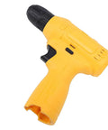Hassle Free Cordless Drill Driver Featuring Smooth Variable Speed Control And A No Sweat Quick Swap Keyless Chuck For Tough Wood Red Brick Tile Jobs And Weekend Home Repairs, showcasing yellow body with ergonomic grip.