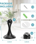 Two Pack Magnetic Door Stoppers For Wall And Floor Mounting No Drill Door Holder With Strong Magnet Keeps Heavy Doors Open